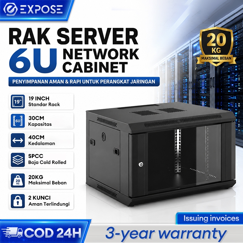 Rack Server 19" 6U Wallmount